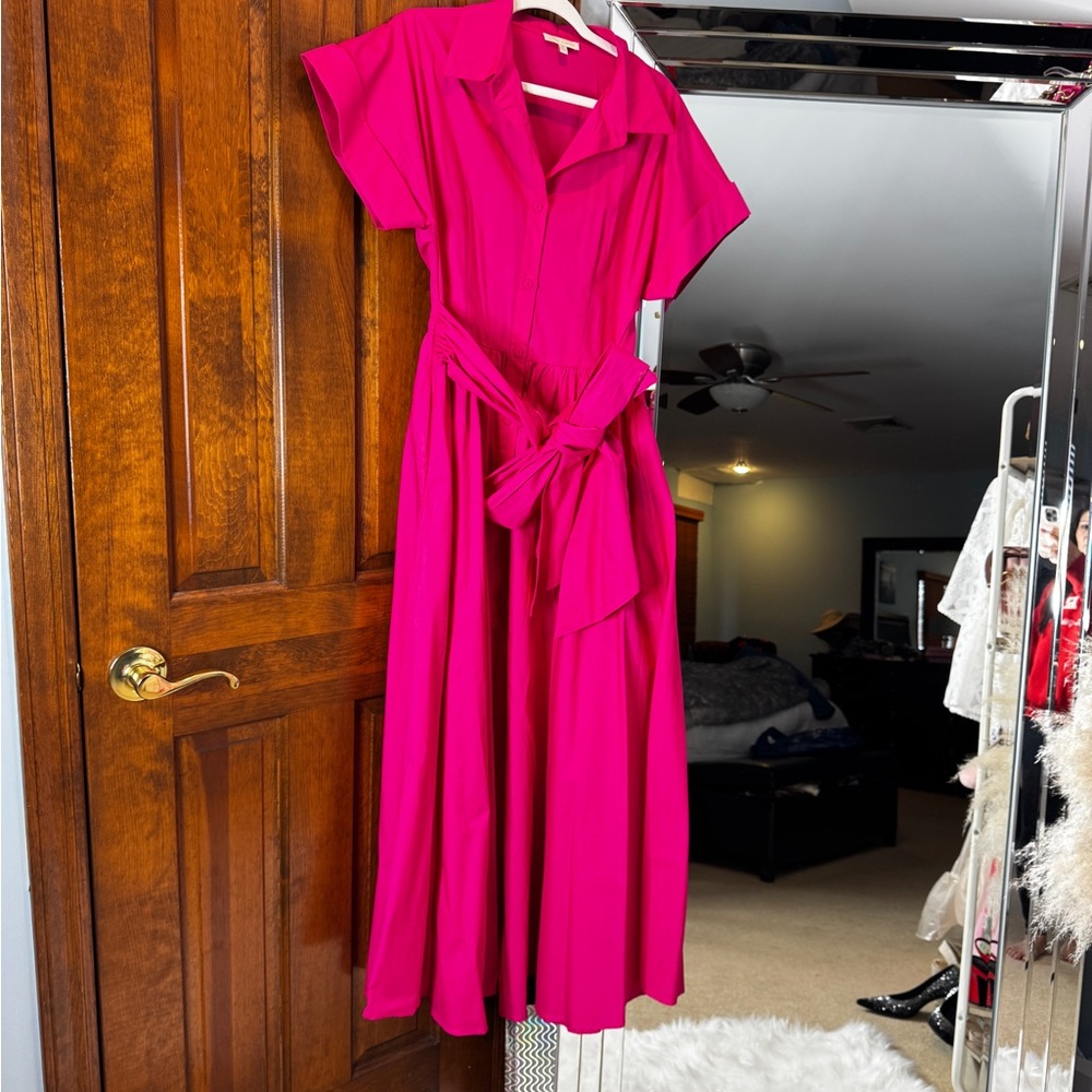 Elegant Pink Maxi Dress